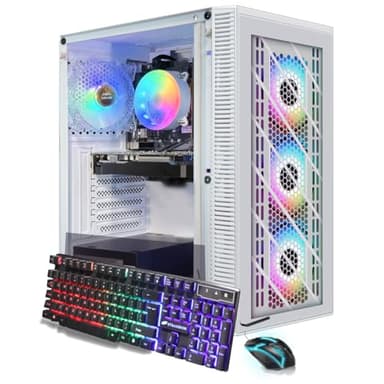 STGAubron Gaming PC Computer Desktop, GeForce GTX 1660 Super 6G, Intel Core i7 8th Gen up to 4.1GHz, 16G DDR4, 1T SSD, WiFi 6 & BT 5.2, RGB Fan x4, Windows 11 Home - Image 1