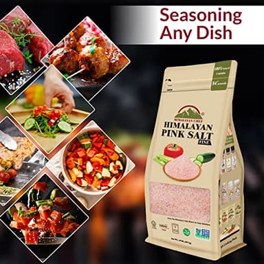 Himalayan Chef Pink Himalayan Salt, Extra Fine Grain - 20 lbs Bulk Size, Ready to Use Pink Salt, Natural & Organic Himalayan Salt - Bag - Image 5