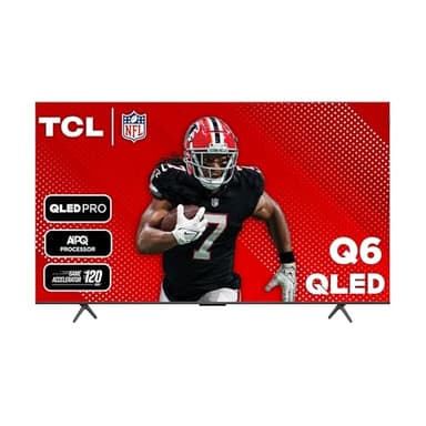 TCL 55-Inch Q65 QLED 4K UHD Smart TV with Google TV (55Q651G, 2024 Model) Dolby Vision, Dolby Atmos, HDR Pro+, Game Accelerator Enhanced Gaming, Voice Remote, Works with Alexa, Streaming Television - Image 1