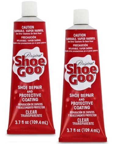 Sof Sole Unisex's 3.7 Ounce Goo Repair Adhesive for Fixing Worn Shoes or Boots, Clear, 3.7-Ounce Tube (2-Pack), 2 Pack - Image 1