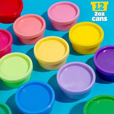 Play-Doh Super Stretch 12-Pack Playdoh Variety Kit, Kids Gifts, Popular Toys, Party Favors for Ages 8-12, Bulk Compound Packs - Image 6