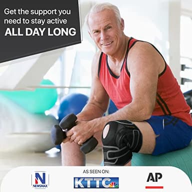 DR. BRACE ELITE Knee Brace with Side Stabilizers & Patella Gel Pads for Maximum Knee Pain Support and fast recovery for men and women-Please Check How To Size Video (Mercury, Medium) - Image 4