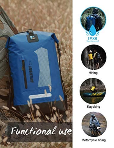 IDRYBAG Waterproof Backpack for Men 20L/30L/40L, Floating Dry Bag Kayak, Dry Backpack Hiking - Image 4