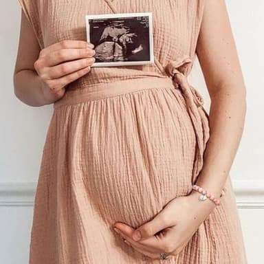 New Mom Gifts as First Mothers Day Gifts for New Mom After Birth, 1st Mothers Day Gifts as Footprint Charm Mama New Mom Bracelet for Women, New Mom Jewelry as Pregnant Mothers Day Gifts Ideas for Her - Image 2