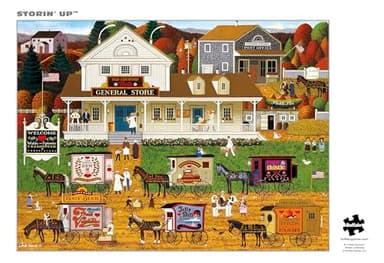 Buffalo Games - Silver Select - Charles Wysocki - Storin' Up - 1000 Piece Jigsaw Puzzle for Adults -Challenging Puzzle Perfect for Game Nights - Finished Size is 26.75 x 19.75 - Image 4