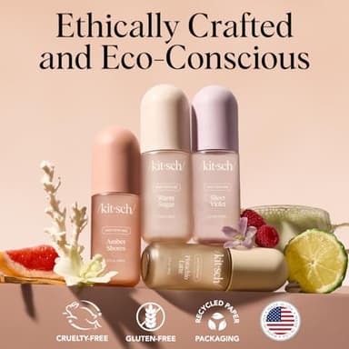 Kitsch Hair Perfume for Women - Warm Sugar | Clean, Deodorizing & Patented Odor-Eliminating Technology Hair Spray & Body Mist - Freshen Hair, Body & Pillows - Pink Grapefruit & Vanilla Scent - 50mL - Image 6