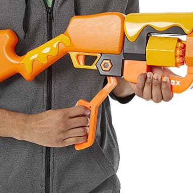 Nerf Roblox Adopt Me!: Bees! Lever Action Dart Blaster, Rotating 8-Dart Drum, 8 Elite Darts, Code to Unlock in-Game Virtual Item - Image 5