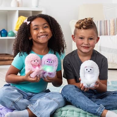 Curlimals Arctic Glow - Perry Polar Bear - Interactive Plush - Image 7