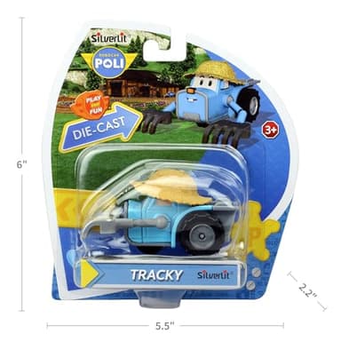 Robocar Poli TRACKY Die-Cast Car Toys Figures Collection – Toddlers STEM Preschool Learning, Birthday & Party Gift for Boys & Girls Ages 1+ - Image 2
