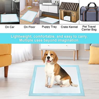 60 Count Dog Pee Pads Extra Large,32"X 36"Pet Training Pads,Disposable Pet Potty Pads Super Absorbent & Leak-Proof for House Training Cats,Rabbits,Dogs Leak-Proof Pet Pads - Image 7