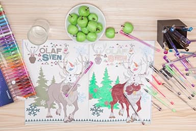 Gel Pens,Tanmit Gel Pens Set, 120 Colored Gel Pen plus 120 Refills for Adults Coloring Books, Drawing, Art Projects (No Duplicates) - Image 7