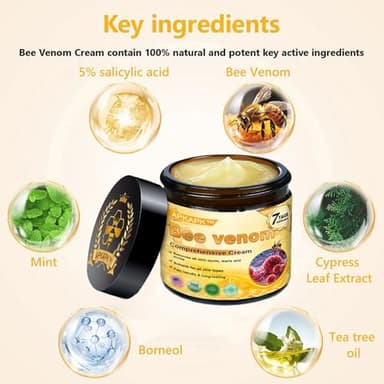 APKAPK Bee venom comprehensive Cream, Bee Venom Skin Treatment Cream,Deeply nourishes the skin and reduces skin blemishes (2PCS) - Image 7