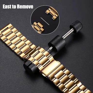 2 Pack Watch Link Removal Kit, Watch Band Tool Repair Kit, Resizing Tool for Watch Bracelet Adjustment & Replacement, Pin Remover for Sizing Strap with Extra Replacement - Image 2