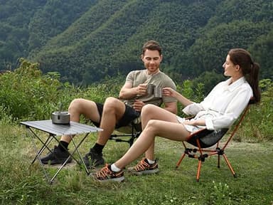 MARCHWAY Lightweight Folding Camping Chair, Portable Foldable Compact for Outdoor Camp, Travel, Beach, Picnic, Festival, Hiking, Backpacking, Supports 330Lbs (Camo) - Image 7