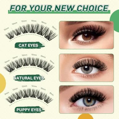 KEYYOU Lash Clusters Kit 144pcs Thick Volume D Curl Lash Clusters Lash Extension Kit with Mascara Brush Bond and Seal Lash Glue Remover Lash Applicators Lash Brush for DIY Lash Extensions (Y02 Kit) - Image 2