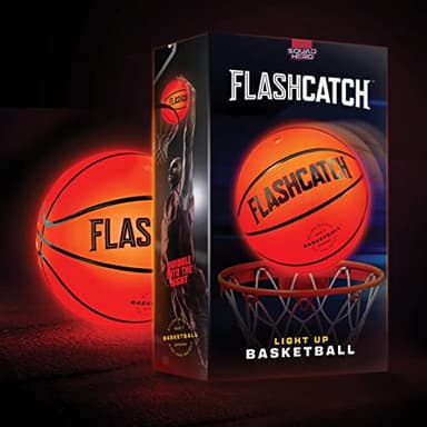 FlashCatch Light Up Basketball - Glow in The Dark - Sports Gear Accessories Gifts for Boys 8-15+ Year Old - Kids Teens Gift Birthday Ideas - Teen Boy Toys Ages 8 9 10 11 12 13 14 15 Outdoor Teenager - Image 8