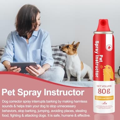 KDSZJDV Corrector Spray Dog Trainer, 80ml 2 Pack Corrector Spray for Dogs to Stops Barking, Jumping Up Attacks & Unwanted Dog Behaviour Humane Effective - Image 2