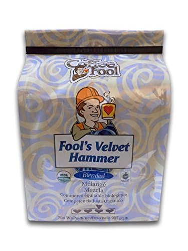 Coffee Fool’s Organic Fair Trade Velvet Hammer, 2 Pound (Drip Grind) - Image 1