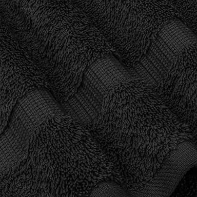 Chakir Turkish Linens | Hotel & Spa Quality 100% Cotton Premium Turkish Towels | Soft & Absorbent (4-Piece Bath Towels, Black) - Image 5