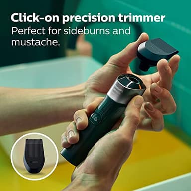 Philips Norelco Shaver 5000X, Rechargeable Wet & Dry Shaver with Precision Trimmer and Storage Pouch, X5006/85 - Image 7