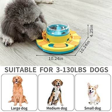Aluckmao Dog Puzzle - Food Puzzle Toy Feeder, Treat Puzzles for Mental Stimulation (Push) - Image 6