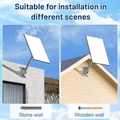 Starlink Roof Wall Mount Gen 3, Starlink Standard Mounting Kit, Mounting Bracket with Gen 3 Pipe/Pole Adapter for Starlink Internet Kit Satellite - Image 6