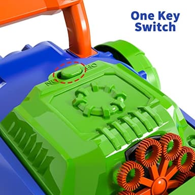 Bennol Bubble Lawn Mower for Toddlers, Kids Automatic Bubble Blower Maker Machine, Outdoor Gardening Push Toys, Christmas Birthday Gifts for Preschool Baby Boys Girls - Image 6