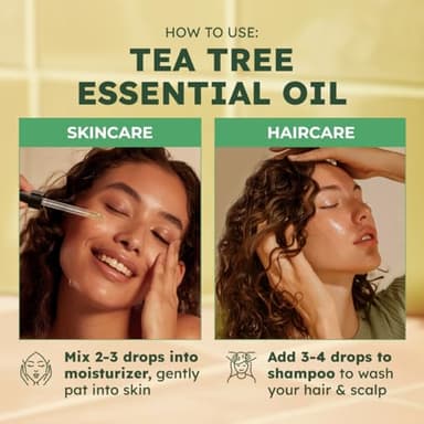KUKKA Tea Tree Essential Oils - 4 Fl Oz - for Hair, Skin, Diffuser, Aromatherapy & DIY Soap Making Scent - Image 4