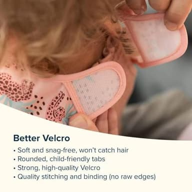 Tiny Twinkle Mess Proof Baby Bib - Waterproof & Lightweight Baby-Led Weaning Apron | 100% Recycled Polyester, Easy Clean & Machine Washable (Unicorn Confetti, Small 6-24 Months) - Image 3