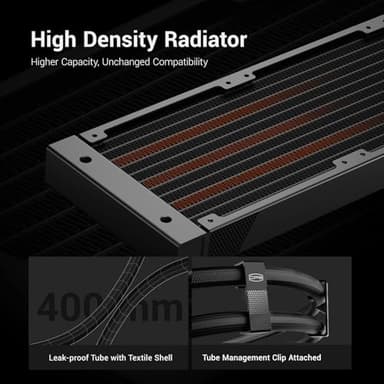 PCCOOLER CPU Cooler ARGB Liquid Freezer with LCD Digital Display, 360mm Radiator, 3 Silent ARGB PWM Fans, Compatible with Intel LGA 20XX/1851/1700/1200/115X & AMD AM5/AM4(DA360 PRO Digital) - Image 6