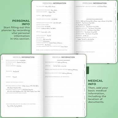 Clever Fox End of Life Planner – Final Arrangements Organizer for Beneficiary, Will Preparation, Last Wishes & Funeral Planning, A5 (Dark Green - Image 2