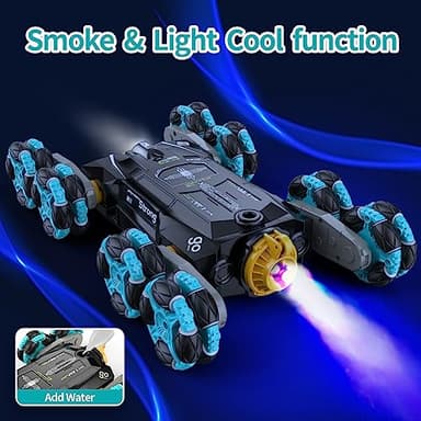 Gampop 8WD Gesture Sensing RC Stunt Cars - Toys Gifts for Kids 8 9 10 11 12 Year Old Boys Girls,2.4Ghz Remote Control Cars,Transform Drift Off Road Vehicle for Children Birthday Presents - Image 4