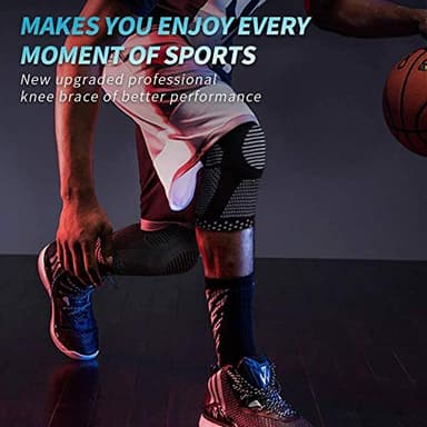 NEENCA Knee Braces for Knee Pain Relief, Compression Knee Sleeves with Patella Gel Pad & Side Stabilizers, Knee Support for Weightlifting, Running, Workout, Arthritis, Meniscus Tear, Men Women. ACE-53 - Image 7