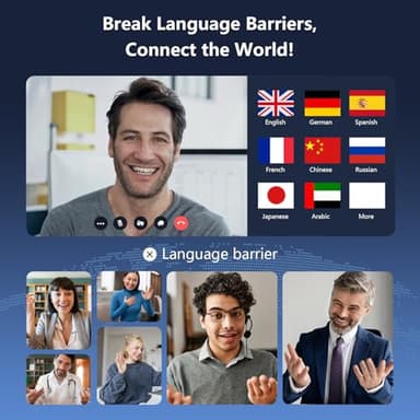 AI Translation Earbuds Real Time 144 Languages Translator Ear Buds Audifonos Traductores Inglés Español Wireless Clip On Earbuds Bluetooth Headphones for Travel Business Meeting Learning 321312 - Image 3