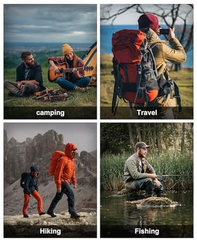 Susclude Camo Pants for Men Tactical Cargo Pants Rip Stop Elastic Stretch Military Army Work Pants with 7 Pockets - Image 6