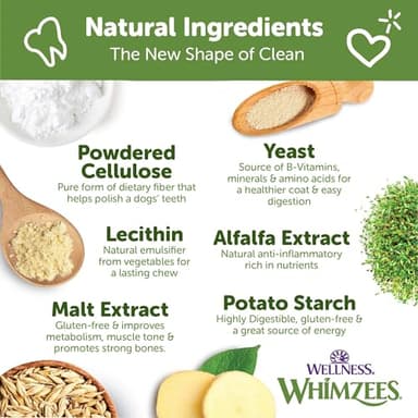 WHIMZEES Wellness Daily Brushzees Dog Dental Treats, Natural Chews, Extra Small Size Stick, (28 Count) - Image 6