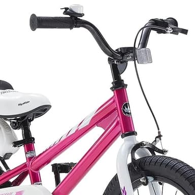 RoyalBaby Freestyle Kid’s Bike, 14 inch with Training Wheels, Fuschia, Gift for Boys and Girls - Image 7