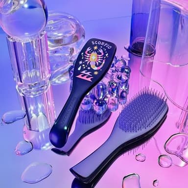 Tangle Teezer Zodiac Ultimate Detangler Hairbrush for Wet & Dry Hair, Eliminates Knots & Reduces Breakage for All Hair Types, Scorpio - Image 7