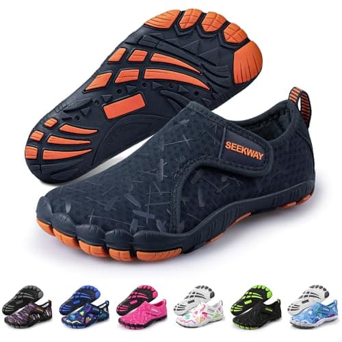 SEEKWAY Barefoot Water Shoes for Kids - Wide Toe Box and Quick-Dry Sand Shoes Toddler for Hiking Swim Beach Pool Kayak Sport Accessories, Camping Essentials Non-Slip for Boys Girls Sizes - Image 1