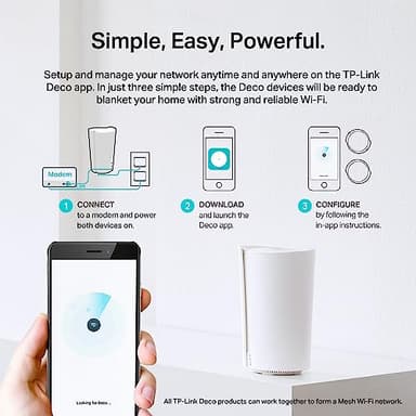 TP-Link Deco AX7800 Tri-Band Mesh WiFi 6 System (Deco X95) - Whole Home Coverage up to 6100 Sq.Ft with AI-Driven Smart Antennas, Multi-Gig Ethernet, Replaces Wireless Router and Extender (2-Pack) - Image 9