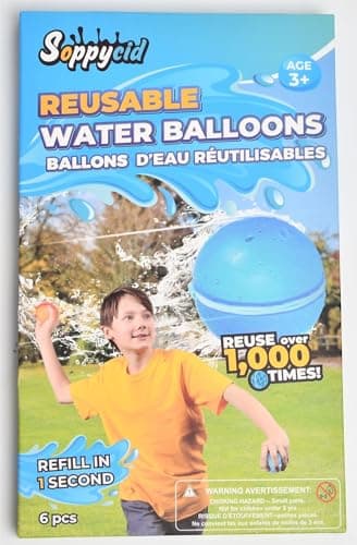 SOPPYCID Reusable Water balloons, Summer Toy Water Toy for Boys and Girls, Pool Beach Toys for Kids ages 3-12, Outdoor Activities Water Toys Self Sealing Water Splash Ball for Fun (6Pack) - Image 8