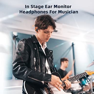 KBEAR KS1 Earphones in Ear Monitor Super Bass Wired Earbuds, Crystal Clear Sound IEM Headphones, High Resolution Noise Canceling Ear Monitors Headphone for Singers Musician Audifonos Auriculares - Image 4