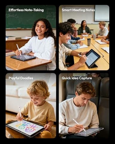 Metapen Pencil Air8 for Apple iPad 2018-2025, 10 Min Faster Charge, Palm Rejection Stylus Pen for iPad a16/11/10/9/8/7/6th Gen, Pro 12.9/11/13-inch M4, Air 3/4/5/M2/M3, Mini 5/6th - Image 9