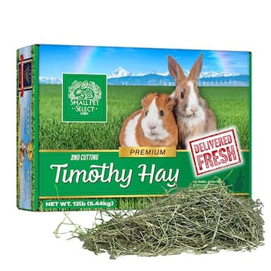 Small Pet Select 2nd Cutting Perfect Blend Timothy Hay Pet Food for Rabbits, Guinea Pigs, Chinchillas and Other Small Animals, Premium Natural Hay Grown in The US, 12 LB - Image 1