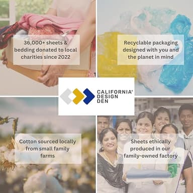 California Design Den Soft 100% Cotton Twin XL Fitted Sheet Only, Durable Sateen, All-Around Elastic, Head Side/Foot Side Indicators, Twin XL No Slip Sheets (Seafoam) - Image 7