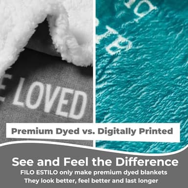 FILO ESTILO Mom Gifts for Birthday, Mothers Day Throw Blanket from Daughter or Son, Thoughtful, Unique, Quality Presents to Say Love You, 60x50 Inches (Gray, Sherpa) - Image 4