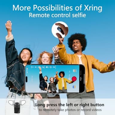 GUVOHUT Remote Control for TikTok,Air Finger Ring Mouse with Touchpad, Bluetooth Page Turner for iPad/Kindle App/iPhone/Android (Black) - Image 5