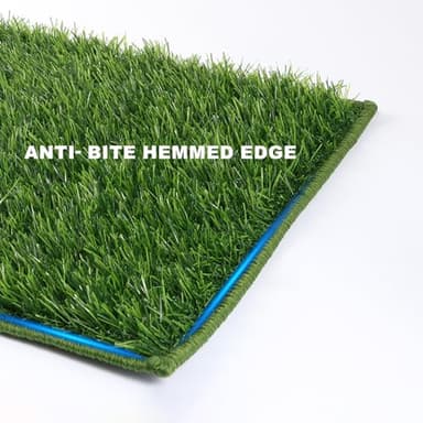 HQ4US 4LEGS Dog Grass Pad with Tray Extra Large 45”×34”, Dog Potty with Ultra-Absorbent Artificial Grass for Dogs with Hemmed Edge, Pee Pads for Dogs, Realistic, Odor Free Litter Box for Balcony - Image 7