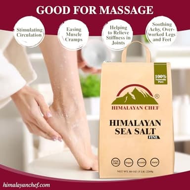 Himalayan Chef Sea Salt Fine - Unrefined Mineral Salt, 5 lb Bag (1 Pack) - Image 7