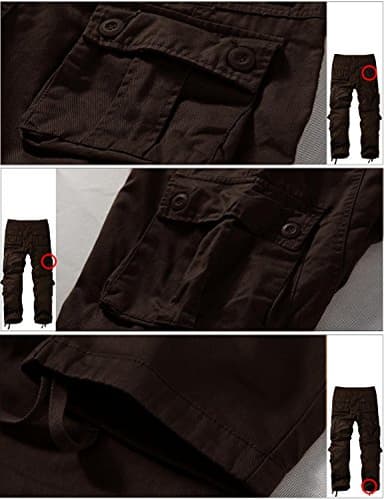 Match Men's Wild Cargo Pants(Brown,32) - Image 6